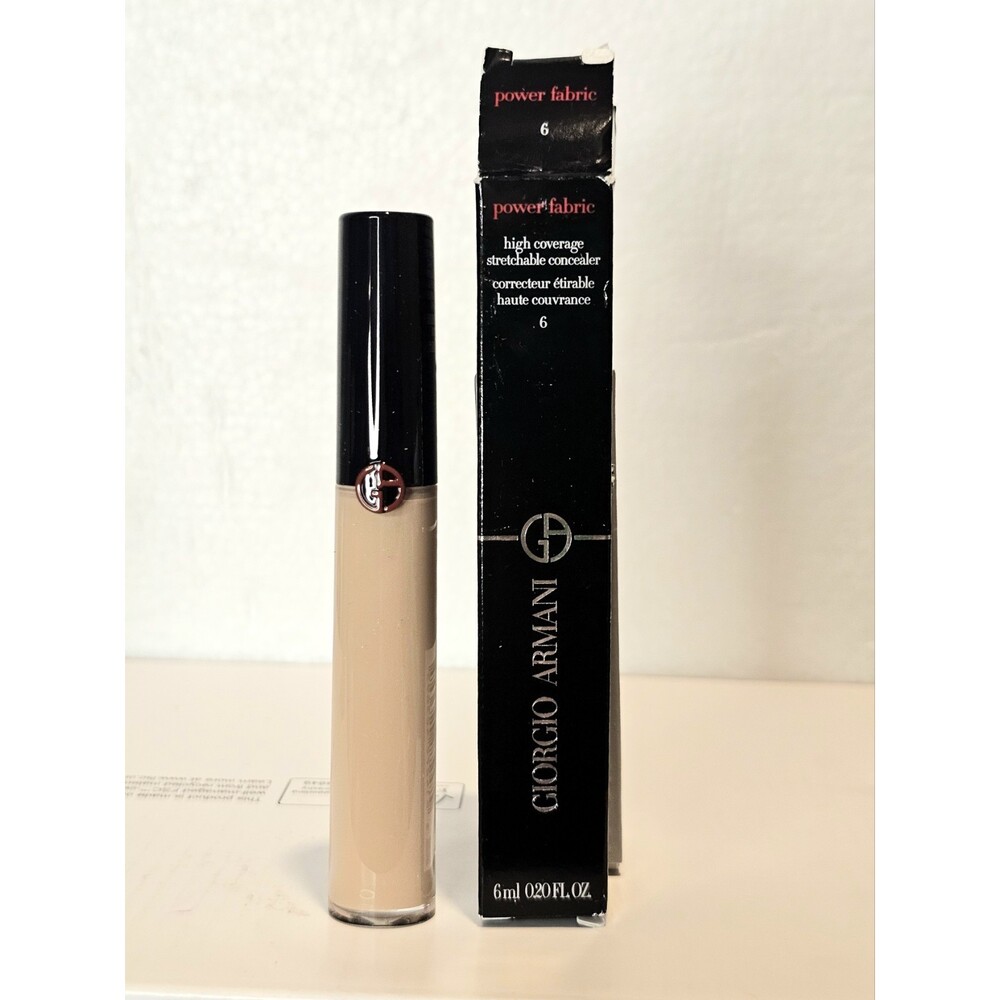 NIB Giorgio Armani Power Fabric High Coverage Stretchable Concealer - 6